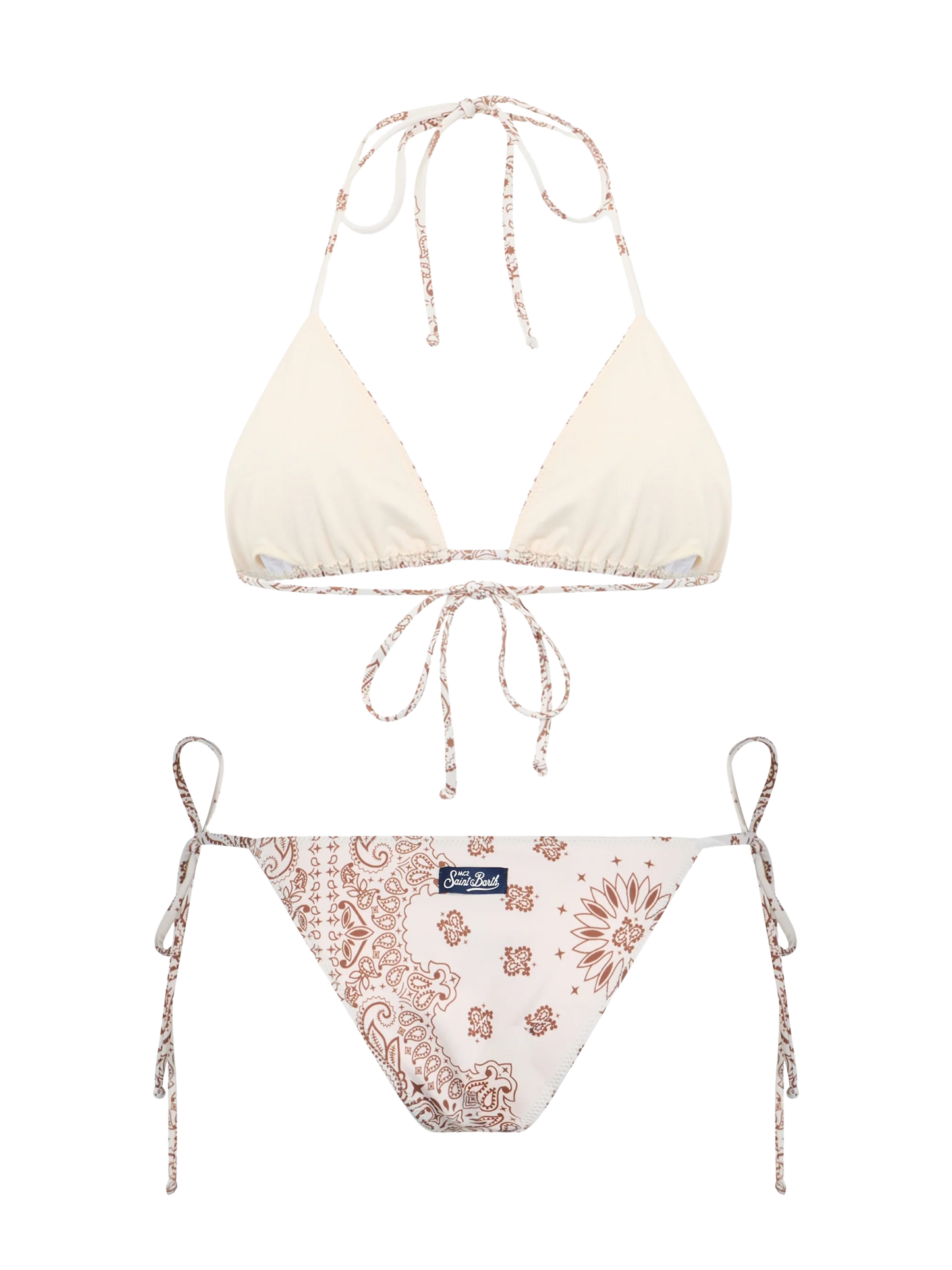 Woman bandanna triangle bikini Leah Marielle