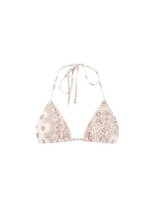 Woman bandanna triangle top swimsuit Leah
