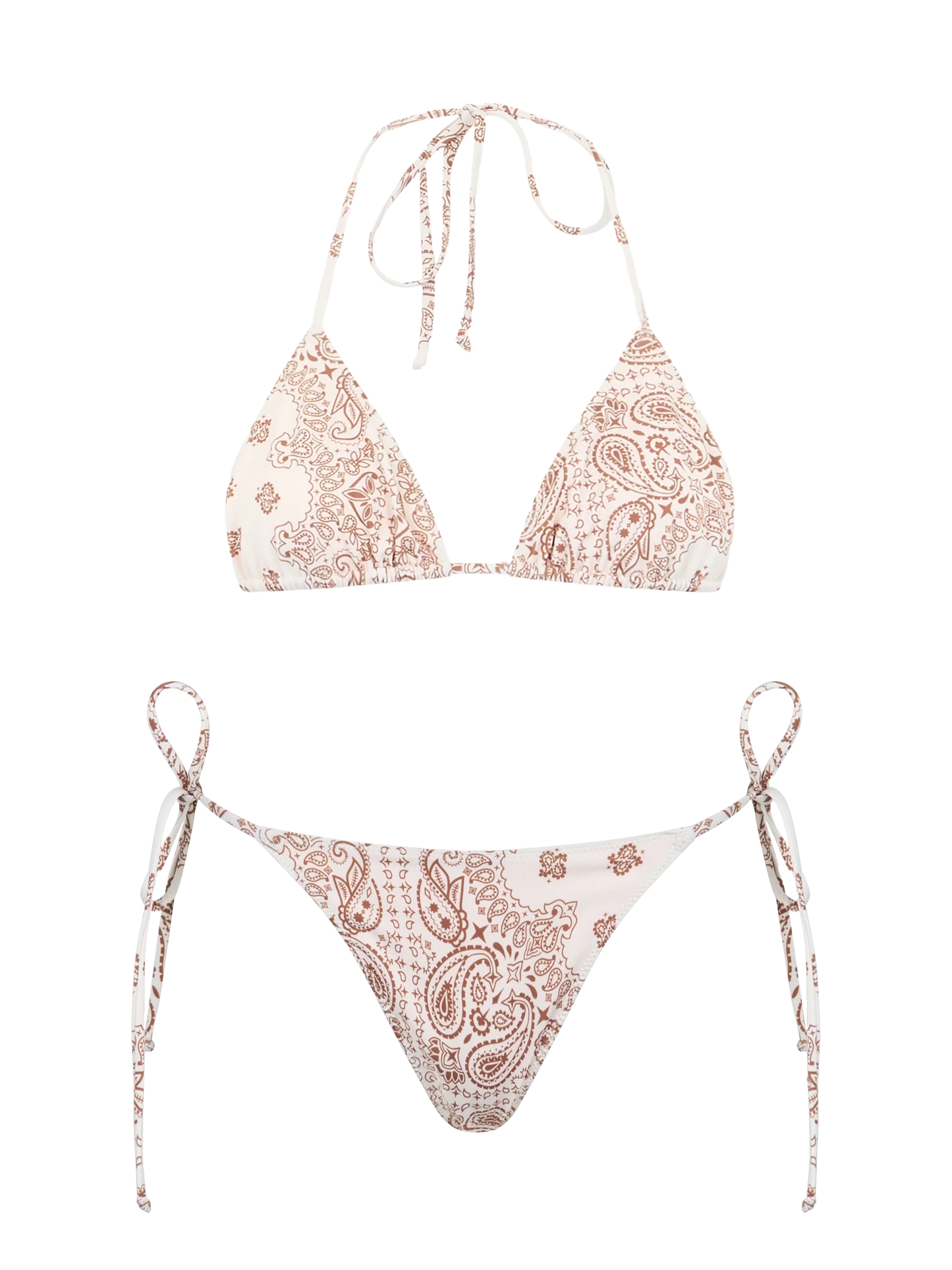 Woman bandanna triangle bikini Leah Marielle