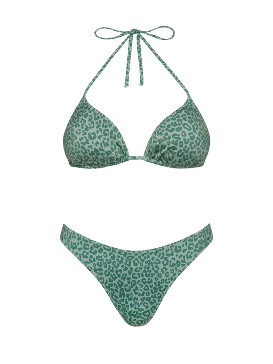 Triangle bikini Leah Naomi with animalier print