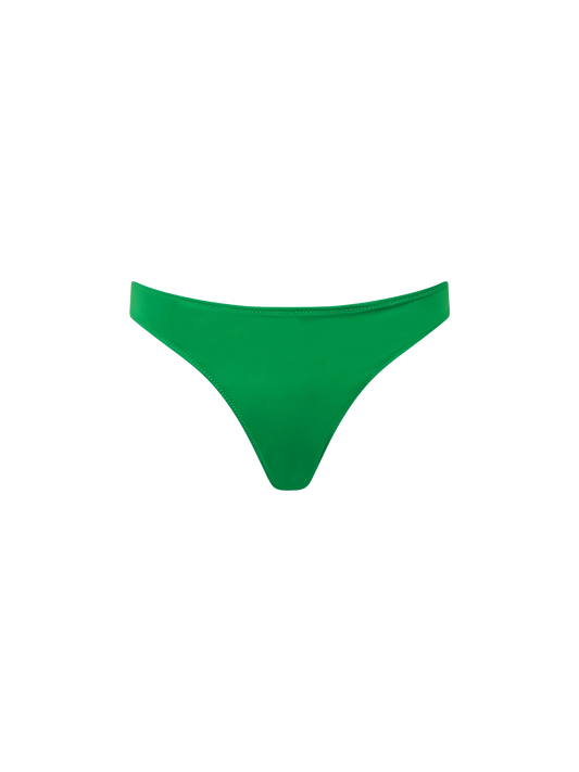 Woman green classic swim briefs Lido