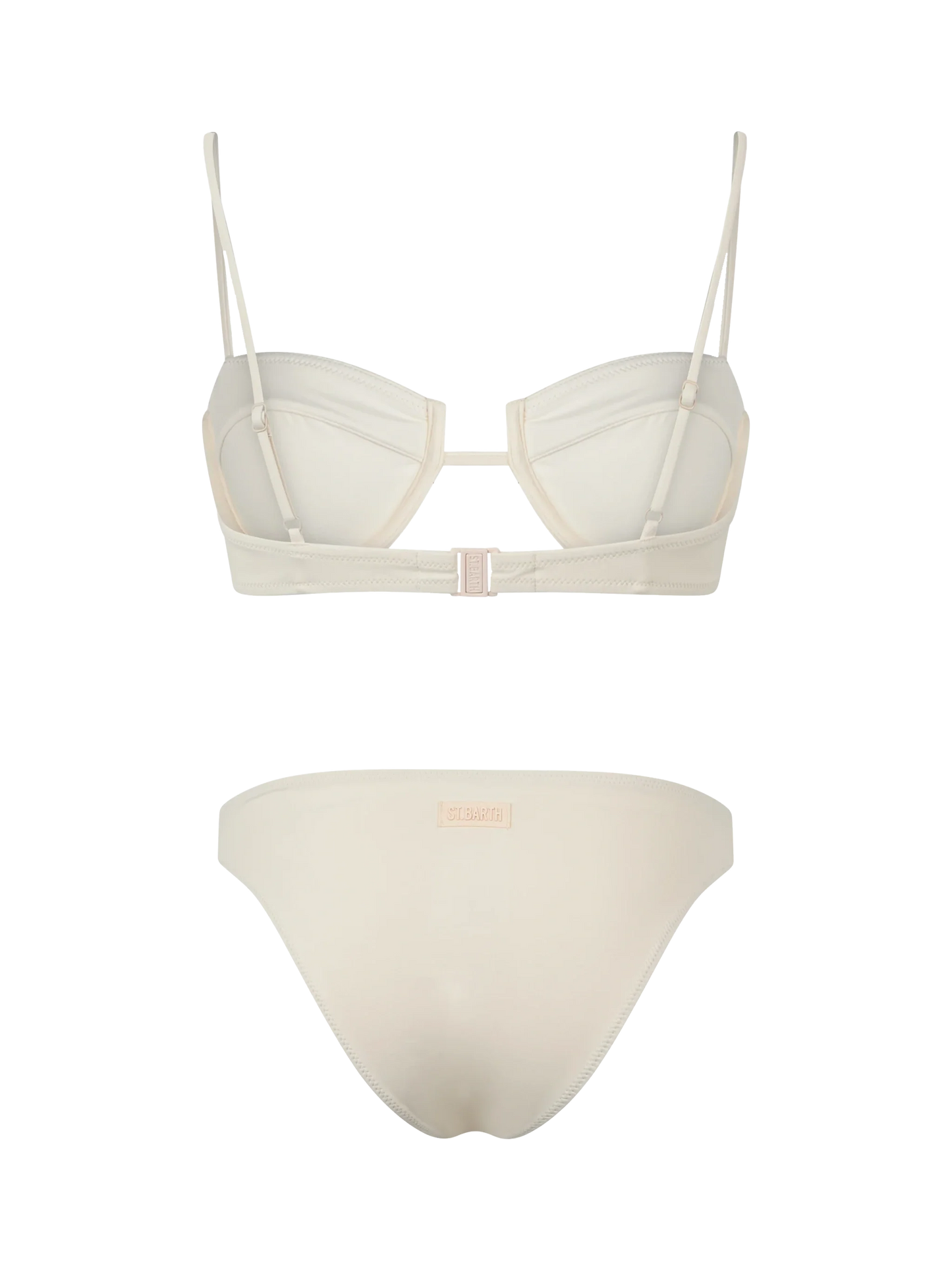 Woman off-white underwired bralette bikini Salina Lido