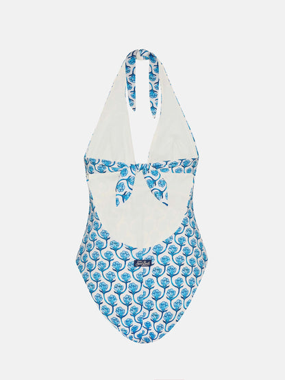 Marylin one-piece swimsuit with floral print