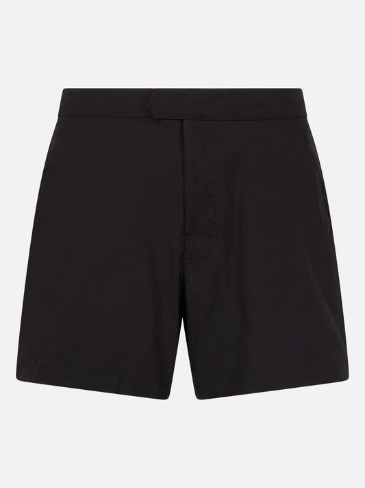 Man short-length black swim shorts Master