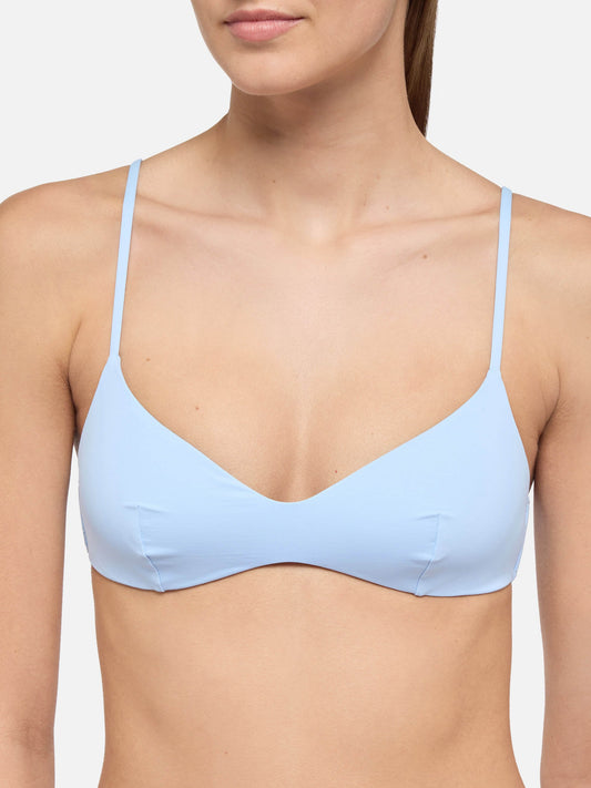 May light blue scoop bralette top