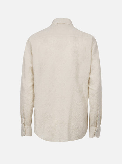 Woman classic Sangallo cotton shirt Meredith