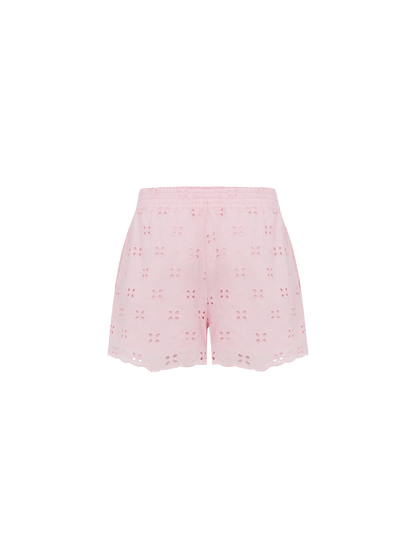 Meave Jr Sangallo cotton pull-up shorts