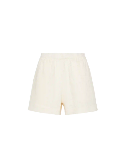 Meave cotton muslin pull up shorts