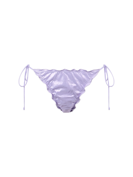 Woman lamina lilac cheeky swim briefs Miami