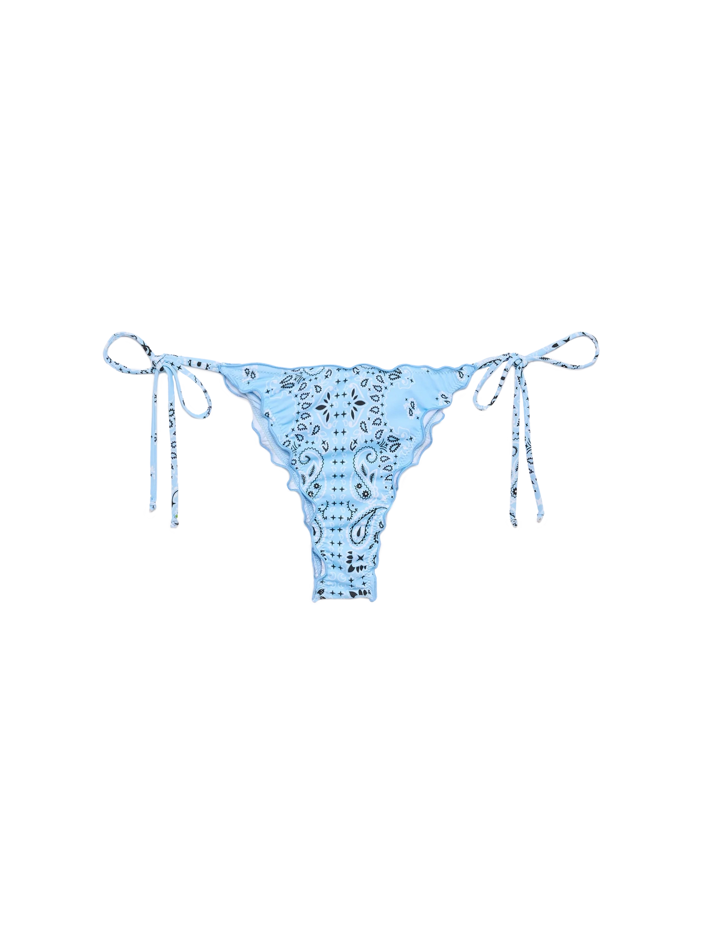 Miami cheeky swim briefs with bandanna print