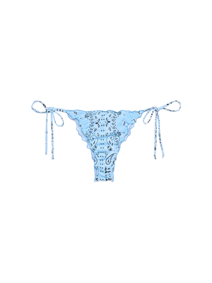 Miami cheeky swim briefs with bandanna print