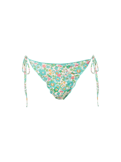 Woman Betsy cheeky swim briefs Miami | MADE WITH LIBERTY FABRIC