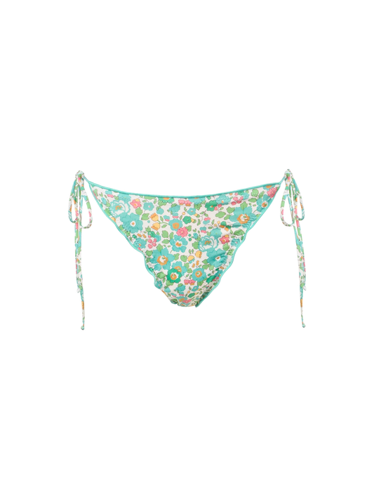 Woman Betsy cheeky swim briefs Miami | MADE WITH LIBERTY FABRIC