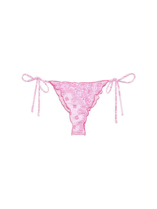 Miami cheeky swim briefs with bandanna print