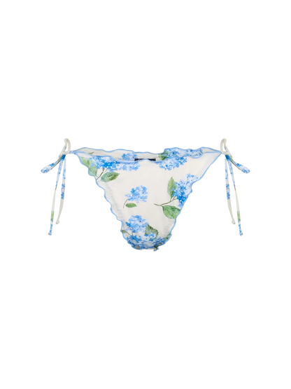 Woman flower cheeky swim briefs Miami