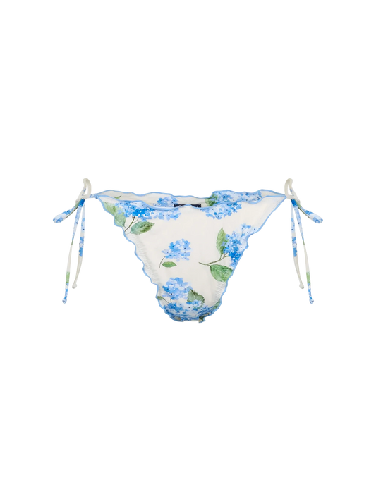 Woman flower cheeky swim briefs Miami