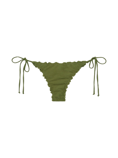 Miami zebra embossed cheeky swim briefs