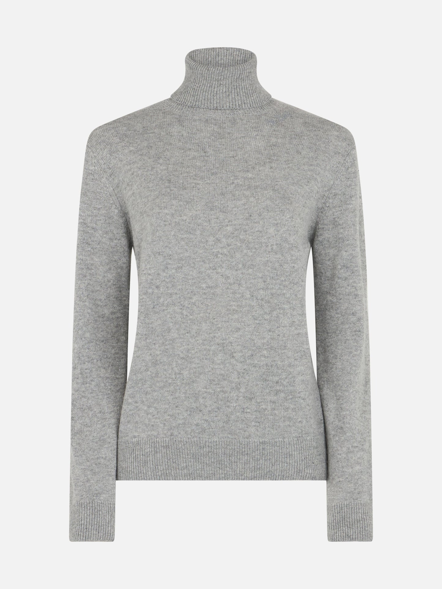 Woman mélange grey cashmere blend sweater Moody