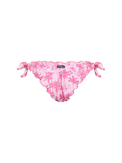 Woman Toile de Jouy classic swim briefs Moon