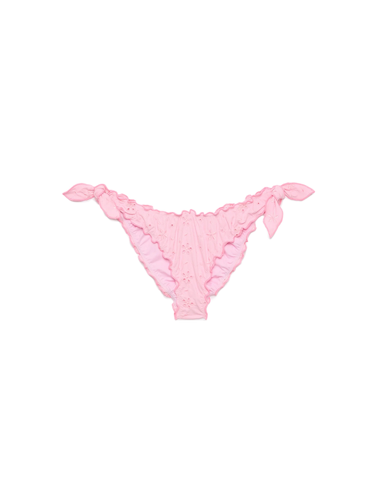 Moon pink Sangallo lace classic swim briefs