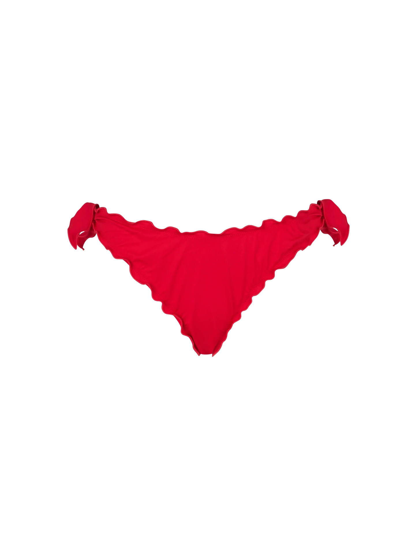 Woman red classic swim briefs Moon