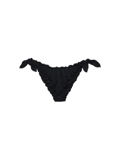 Moon black Sangallo lace classic swim briefs