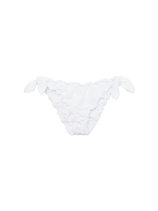 Moon white Sangallo lace classic swim briefs