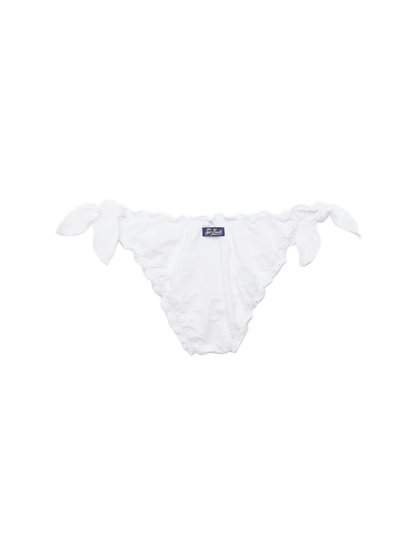 Moon white Sangallo lace classic swim briefs