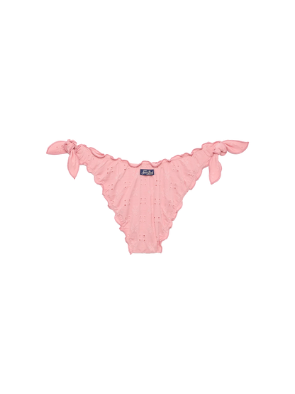 Moon pink Sangallo lace classic swim briefs