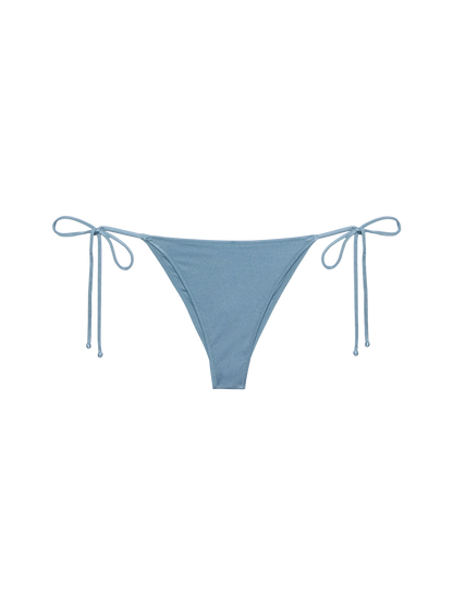 Marielle avio blue classic swim briefs with rhinestone embellishment