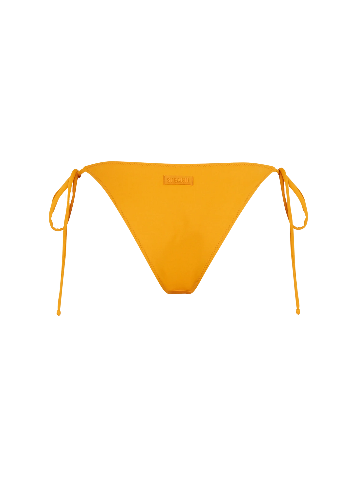 Woman ochre yellow classic swim briefs Marielle