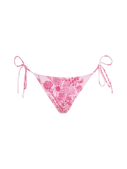 Marielle classic swim briefs with toile de jouy print