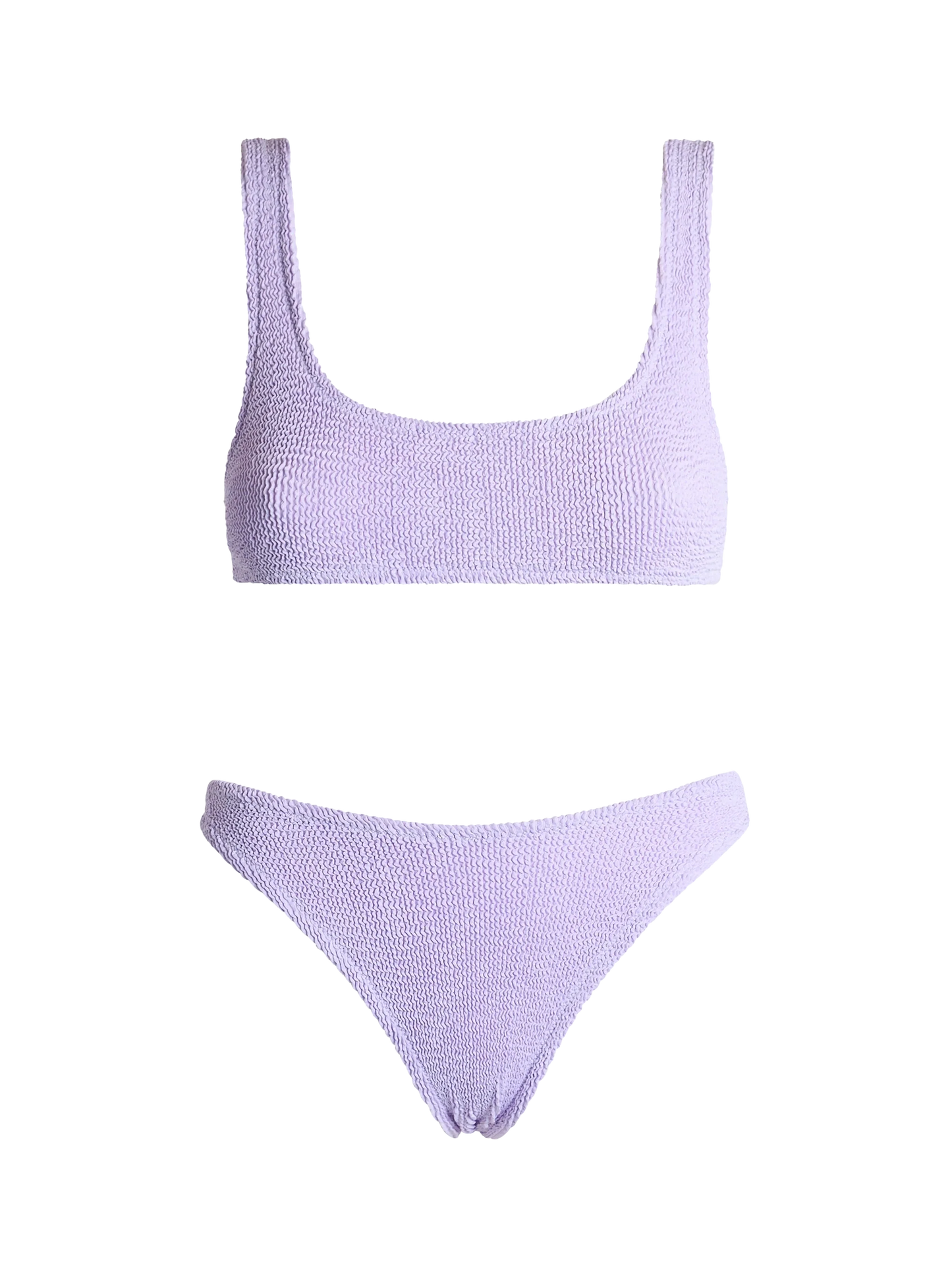 Woman lilac classic crinkle bikini Naima Elise
