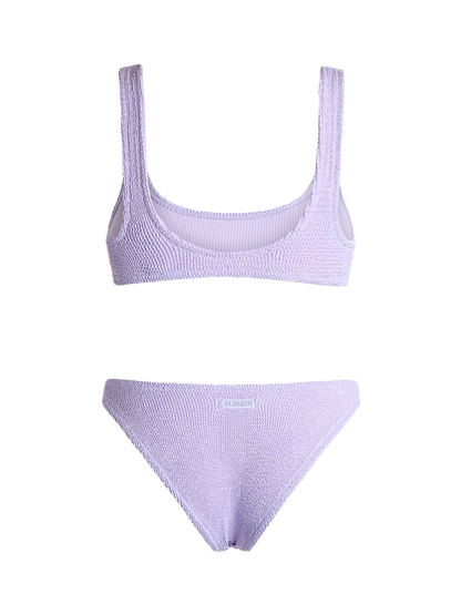 Woman lilac classic crinkle bikini Naima Elise