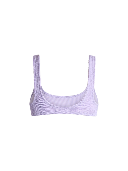 Woman lilac classic crinkle bralette Naima