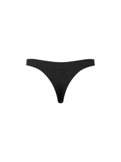 Woman black cheeky swim briefs Naomi