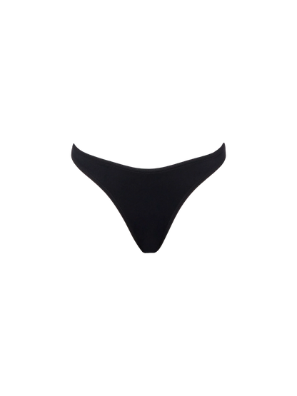 Naomi black cheeky swim briefs