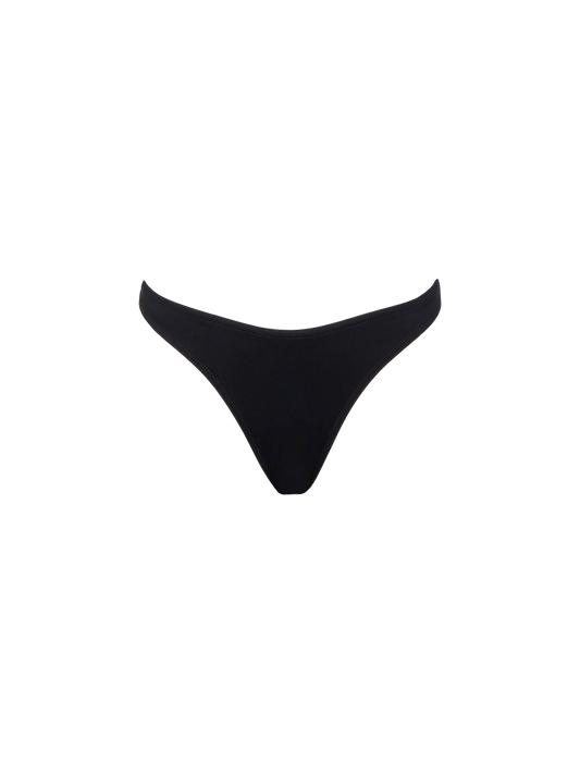 Naomi black cheeky swim briefs