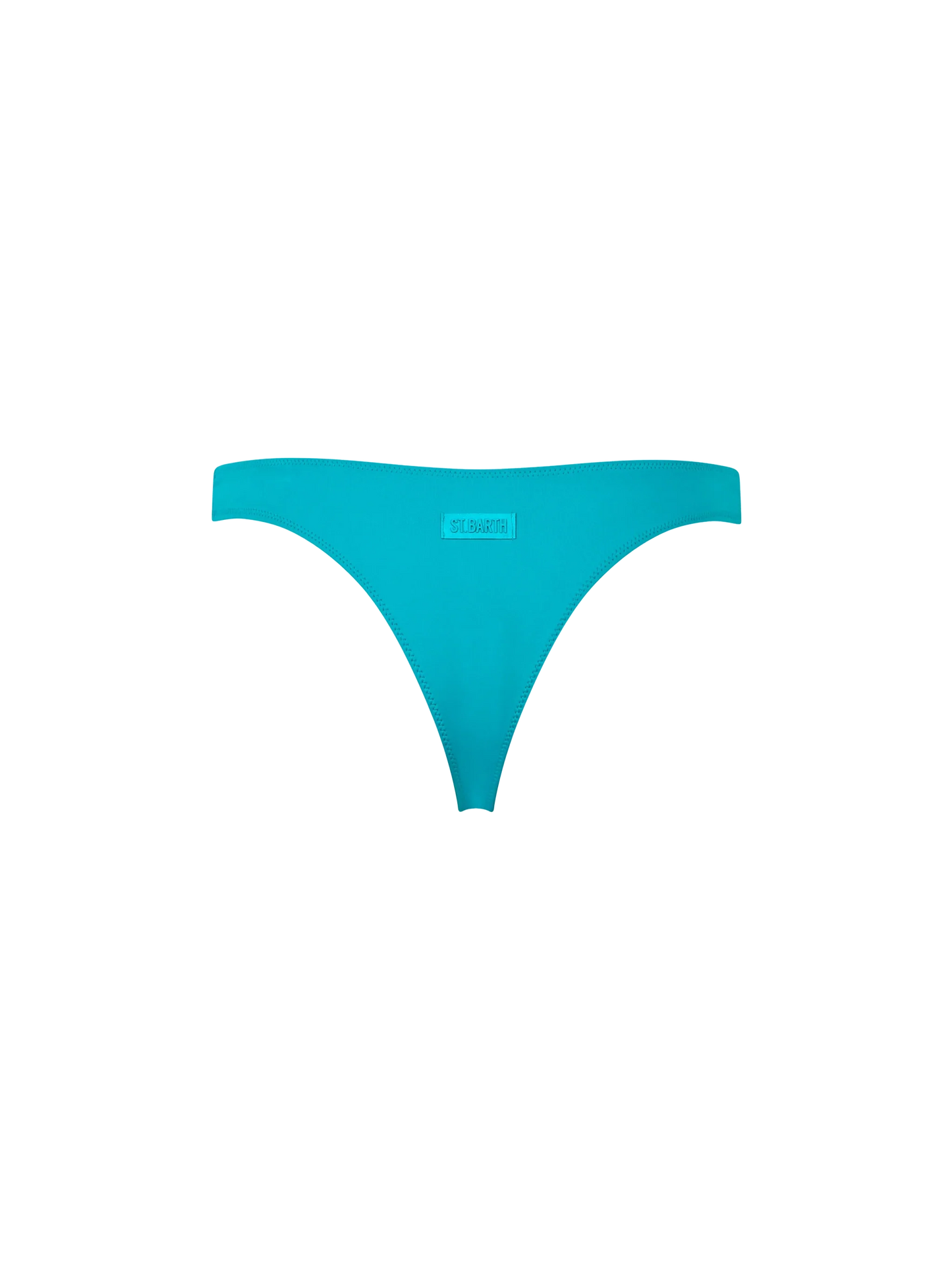Woman teal cheeky swim briefs Naomi