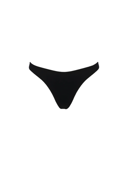 Woman black cheeky swim briefs Naomi