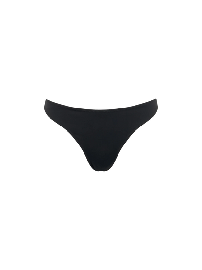 Woman black cheeky swim briefs Naomi