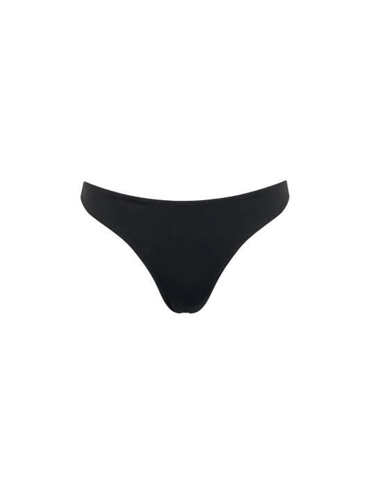 Woman black cheeky swim briefs Naomi