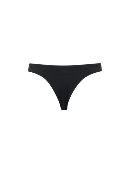 Woman black cheeky swim briefs Naomi