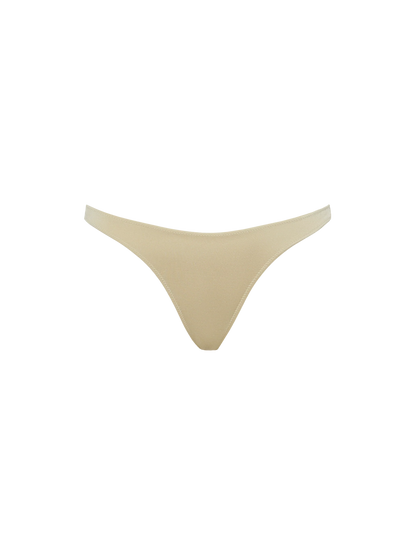 Naomi shimmer gold cheeky swim briefs