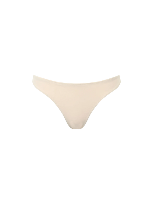 Woman beige cheeky swim briefs Naomi