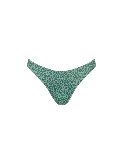 Naomi cheeky swim briefs with animalier print