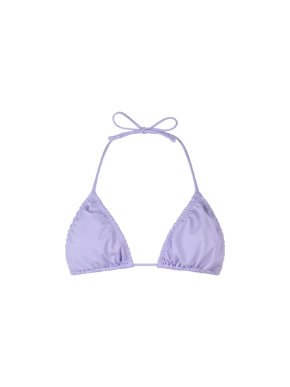 Woman lilac classic triangle top swimsuit Nilly