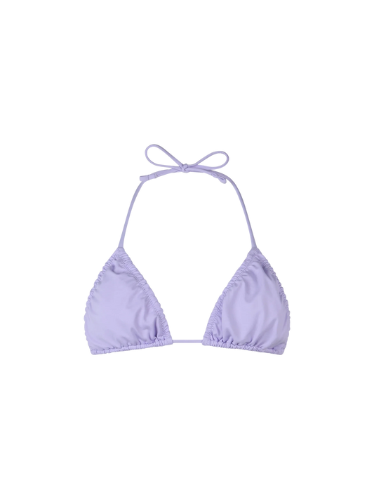 Woman lilac classic triangle top swimsuit Nilly