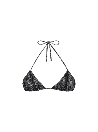Nilly classic triangle top with bandanna print