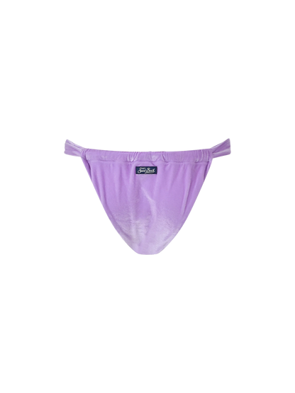 Woman chenille cheekiest swim briefs Noelle